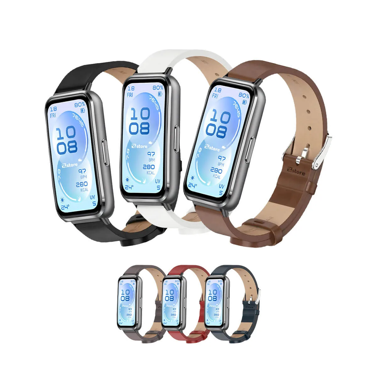 Correa de Cuero para Huawei Band 11 Hebilla