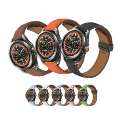Correa de Cuero para Xiaomi Watch S4 Sport Broche Magnetico