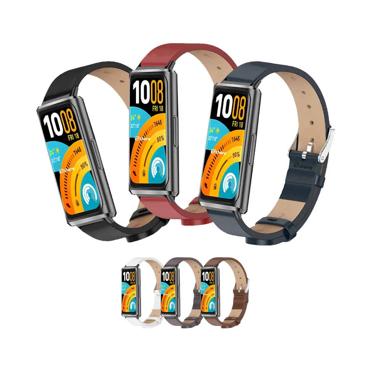 Correa de Cuero para Huawei Band 11 Pro Hebilla