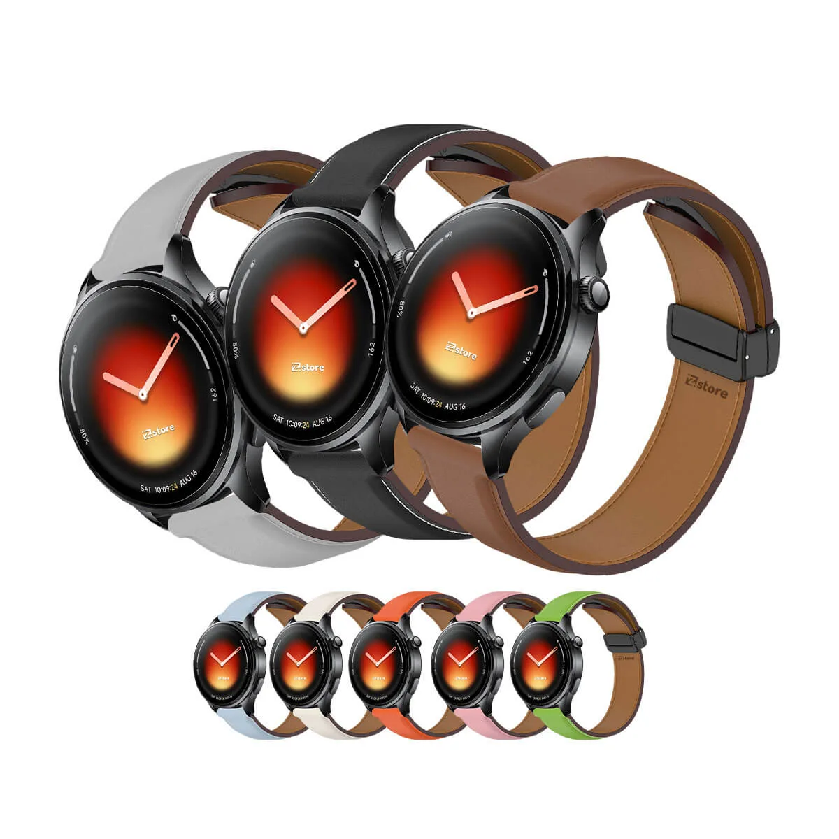 Correa de Cuero para Xiaomi Watch 5 Broche Magnetico