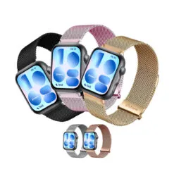 CORREA DE METAL PARA HUAWEI WATCH FIT 5 MALLA MAGNETICA