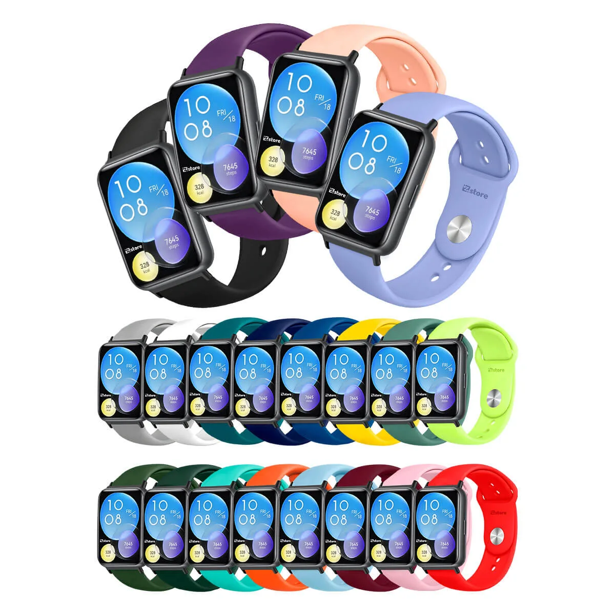 Correa de Silicona para Huawei Watch Fit 2 Broche Metalico