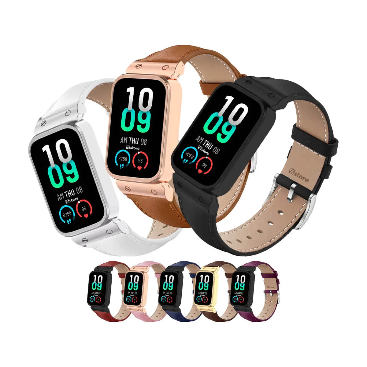 Correa de Cuero para Amazfit Band 7 Hebilla