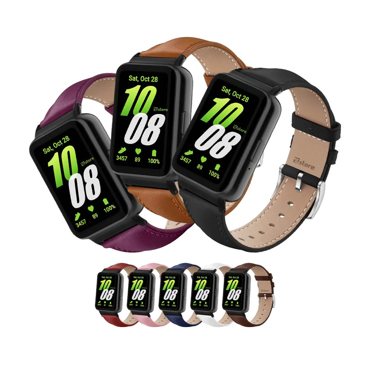 CORREA DE CUERO PARA SAMSUNG GALAXY FIT 3 HEBILLA