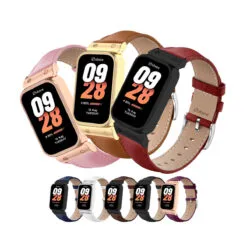 Correa de Cuero para Xiaomi Smart Band 8 Active Hebilla