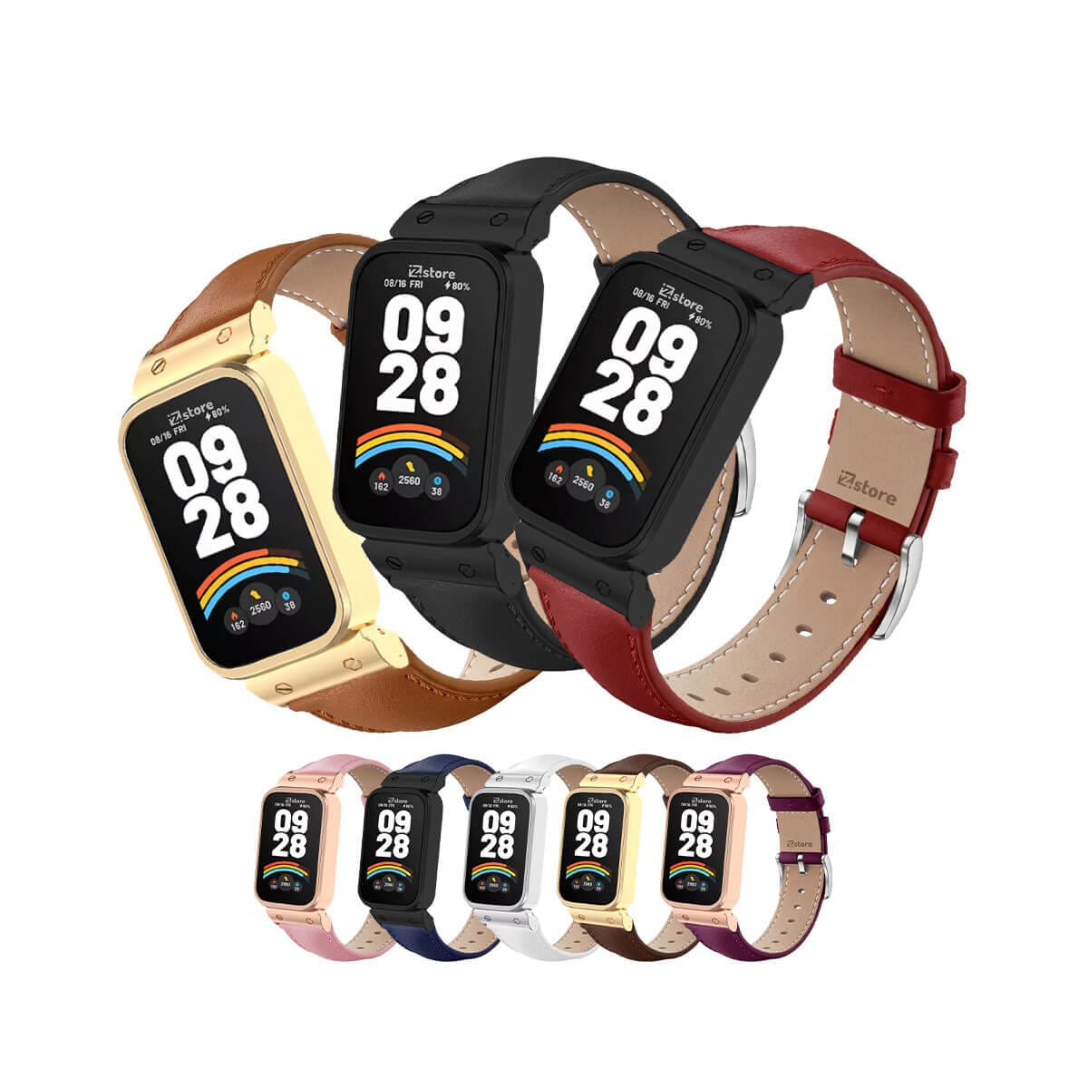 CORREA DE CUERO PARA XIAOMI SMART BAND 9 ACTIVE