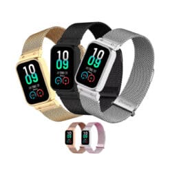 CORREA DE METAL PARA AMAZFIT BAND 7 TIPO MALLA MAGNETICA