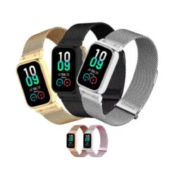 CORREA DE METAL PARA AMAZFIT BAND 7 TIPO MALLA MAGNETICA