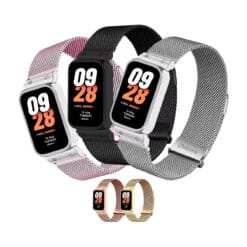 Correa de Metal para Xiaomi Smart Band 8 Active Tipo Malla Magnética