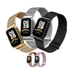 Correa de Metal Para Xiaomi Smartband 9 Active Tipo Malla Magnética