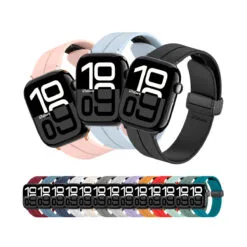 Correa de Silicona Para Apple Watch Serie 11 42-46mm Broche Magnético