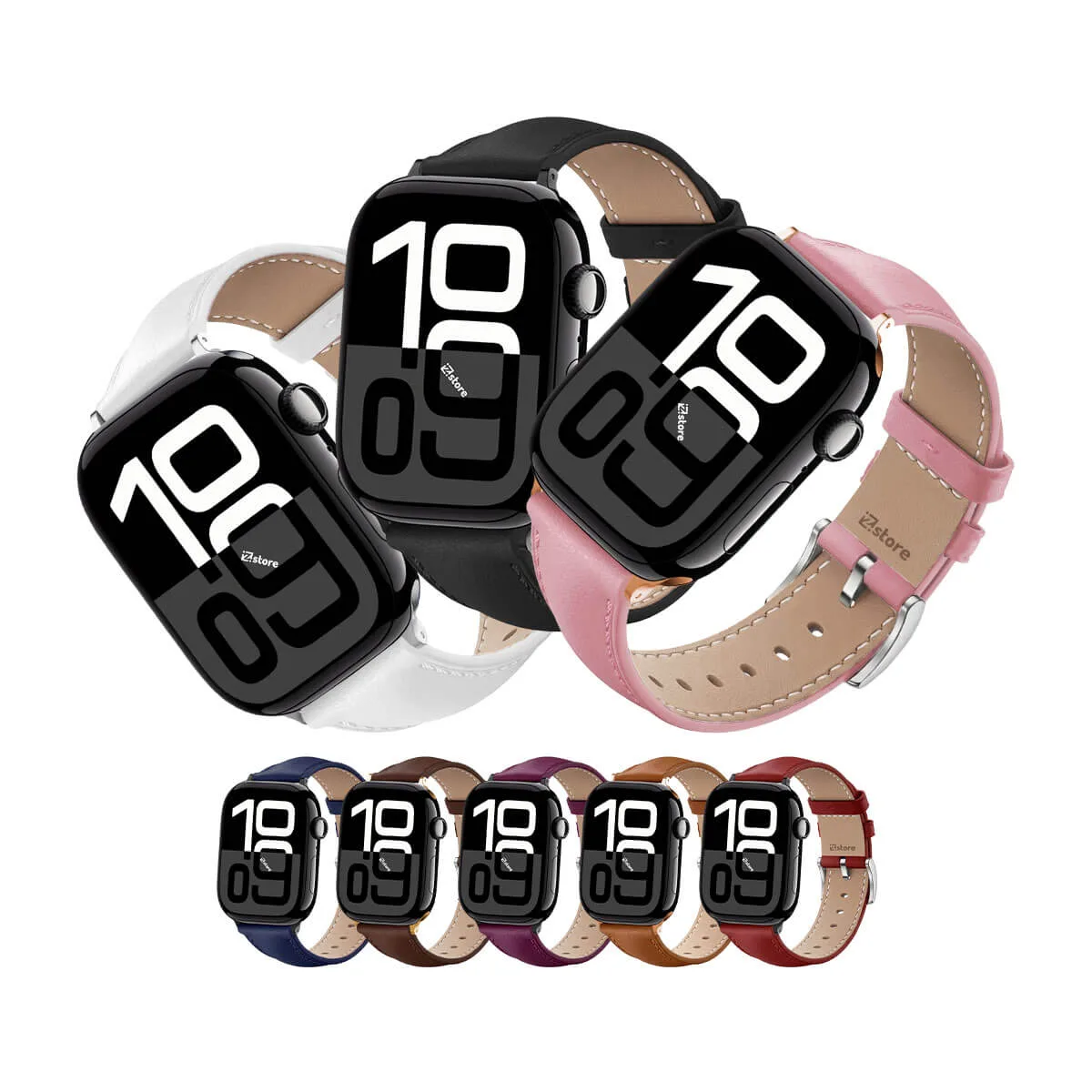Correa de Cuero para Apple Watch Serie 10 Hebilla