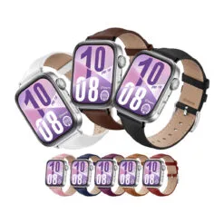 Correa de Cuero para Huawei Watch Fit 4 con Hebilla