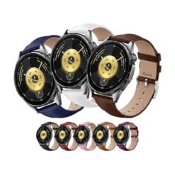 Correa de Cuero para Huawei Watch GT6 46mm Hebilla