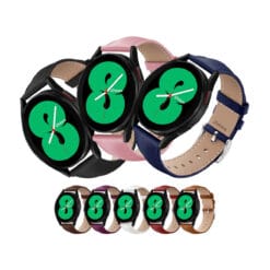 Correa de Cuero para Samsung Galaxy Watch 4 con Hebilla