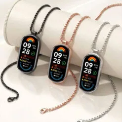 Cadena de Acero para Xiaomi Smartband 9
