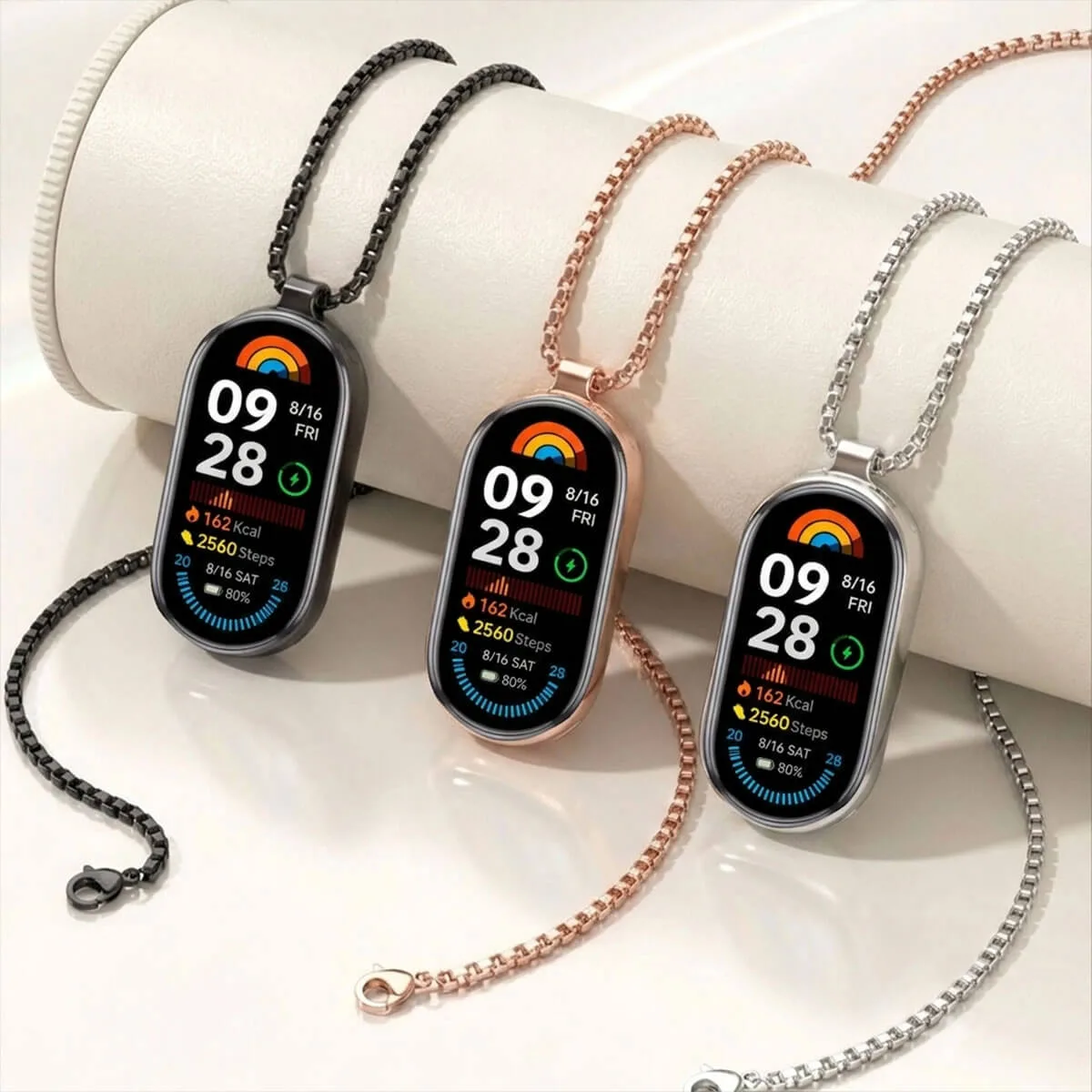Cadena de Acero para Xiaomi Smartband 9