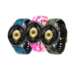 Correa de Silicona Camuflaje para Smartwatch de 22mm