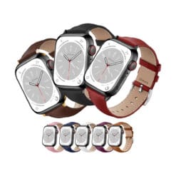 Correa de Cuero para Apple Watch Series 1-9 con Hebilla