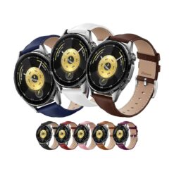 Correa de Cuero con Hebilla para Smartwatch de 22mm