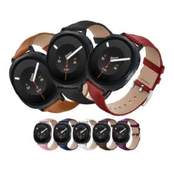 Correa de Cuero para Samsung Galaxy Watch 9 con Hebilla