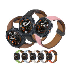 Correa de Cuero para Samsung Galaxy Watch Ultra 2 Broche Magnético