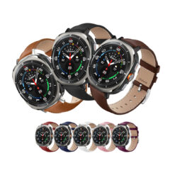 Correa de Cuero para Samsung Galaxy Watch Ultra con Hebilla