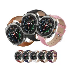 Correa de Cuero para Samsung Galaxy Watch Ultra con Hebilla