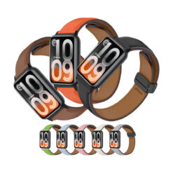 Correa de Cuero para Xiaomi Smart Band 10 Pro Broche Magnetico