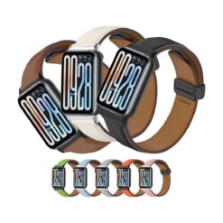 Correa de Cuero para Xiaomi Smart Band 9 Pro Broche Magnetico