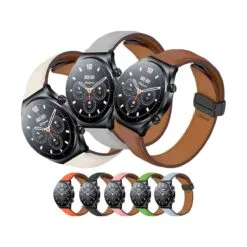 Correa de Cuero para Xiaomi Watch S1 con Broche Magnético