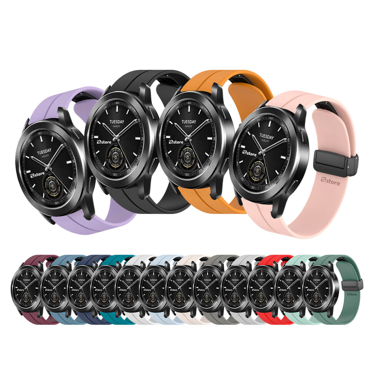 Correa de Silicona con Broche Magnético para Smartwatch de 20mm