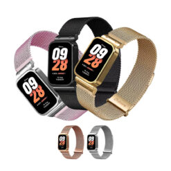 Correa de Metal para Xiaomi Smart Band 8 Active Tipo Malla Magnética