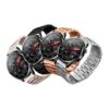 Correa de Metal con Ajuste Magnético para Smartwatch de 22mm