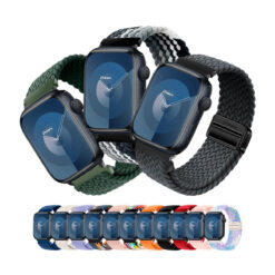 Correa de Nylon para Apple Watch Series 1-9 con Broche Magnético
