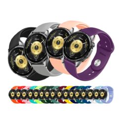 Correa de Silicona con Broche de Metal para Smartwatch de 22mm