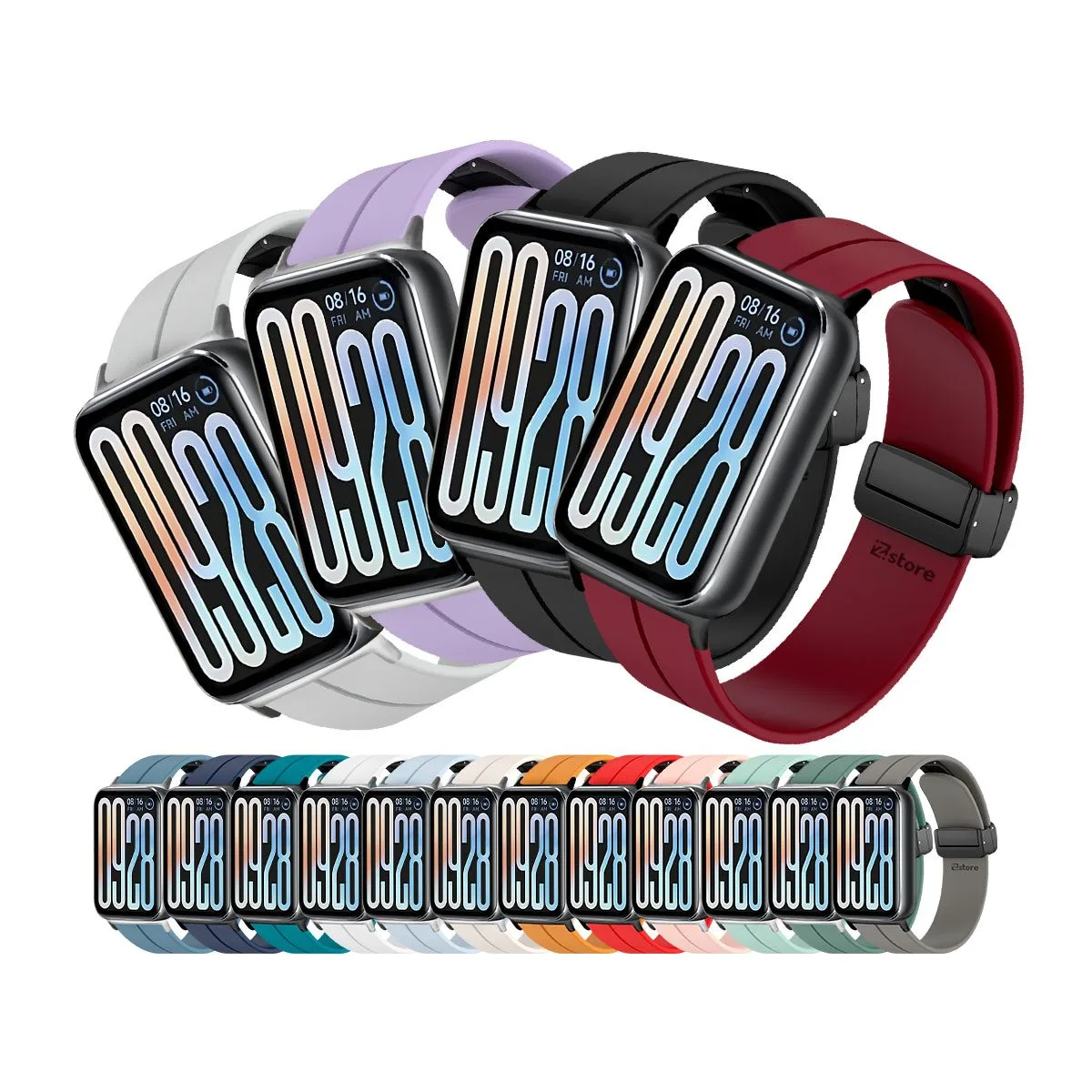 Correa de Silicona Para Xiaomi Smart Band 9 Pro con Broche Magnético