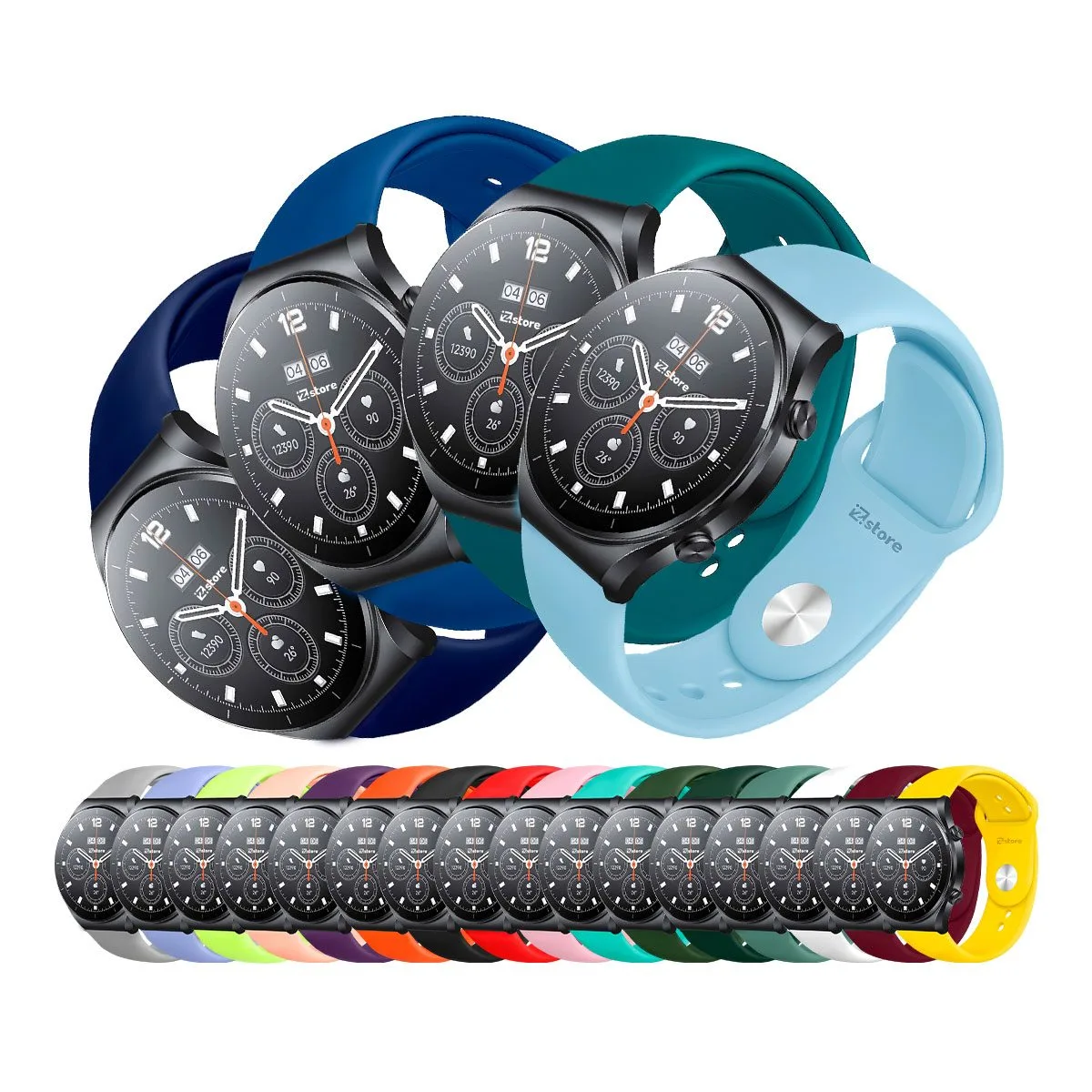 Correa de Silicona para Xiaomi Watch S1 con Broche de Metal