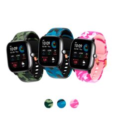 Correa de Silicona Camuflaje para Smartwatch de 20mm