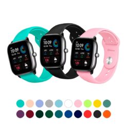Correa de Silicona con Broche de Metal para Smartwatch de 20mm
