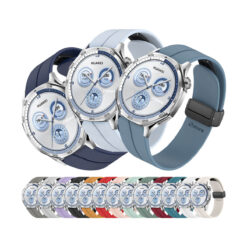 Correa de Silicona para Huawei Watch GT5 de 46mm con Broche Magnético