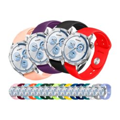 Correa de Silicona para Huawei Watch GT5 de 46mm con Broche de Metal