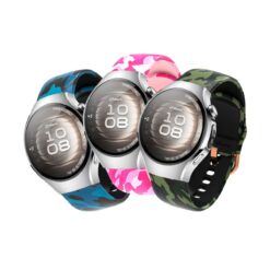 Correa de Silicona Camuflada para Huawei Watch 5 de 42mm con Hebilla