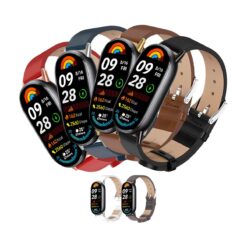 Correa de Cuero para Xiaomi Mi Band 9 Hebilla