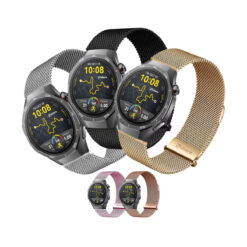 Correa de Metal para Huawei Watch GT5 Pro de 46mm con Malla Magnética