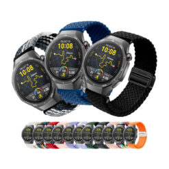 Correa de Nylon para Huawei Watch GT5 Pro de 46mm con Broche Magnético