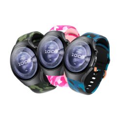 Correa de Silicona Camuflada para Huawei Watch 5 de 46mm con Hebilla