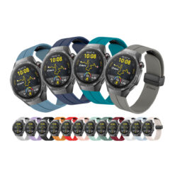 Correa de Silicona para Huawei Watch GT5 Pro de 46mm con Broche Magnético