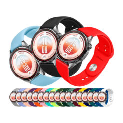 Correa de Silicona para Huawei Watch GT7 de 46mm con Broche de Metal
