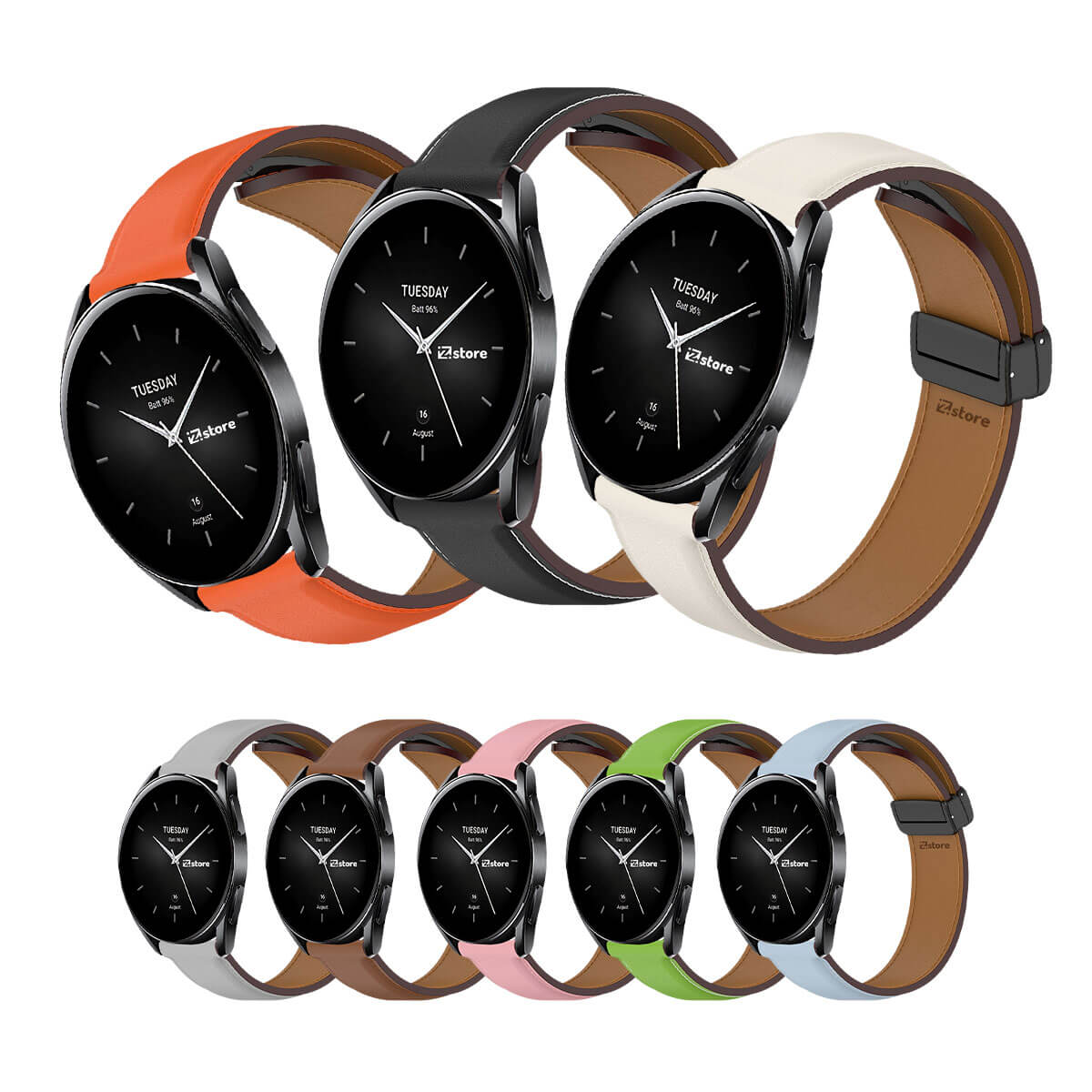 Correa de Cuero para Xiaomi Watch S2 con Broche Magnético